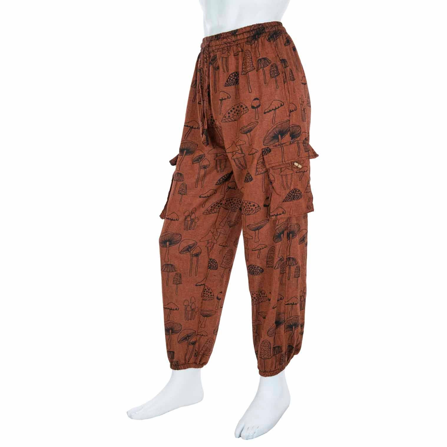 Siesta - Mushroom Print Combat Trousers
