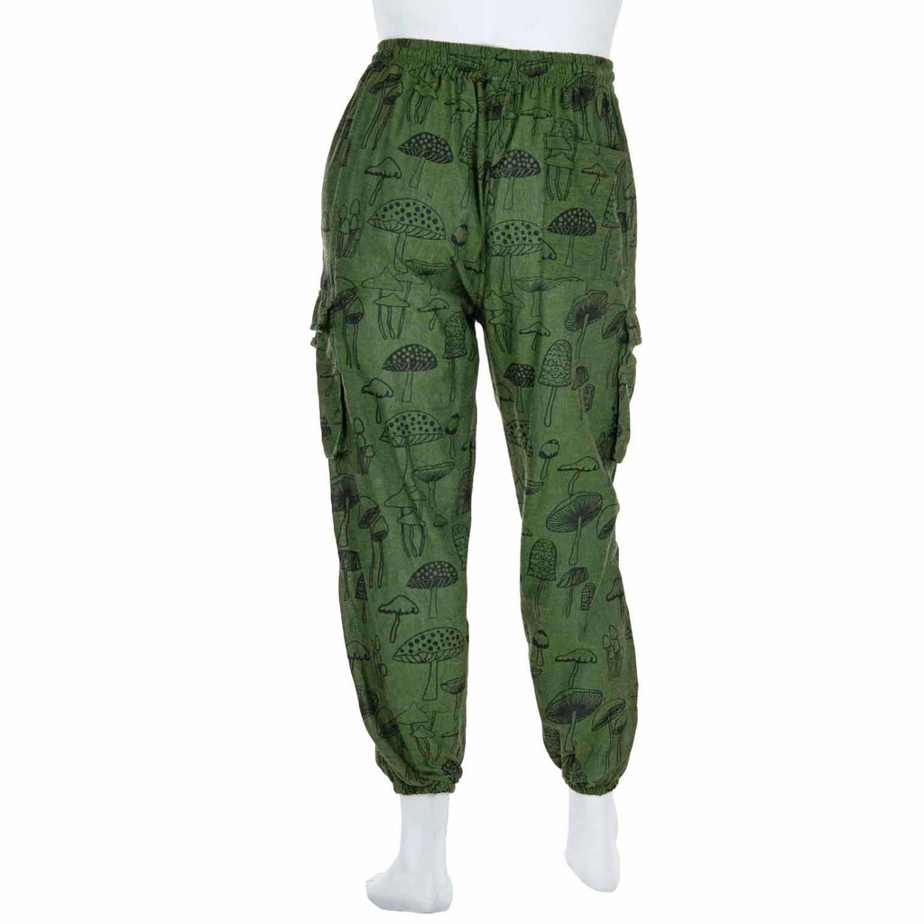 Siesta - Mushroom Print Combat Trousers