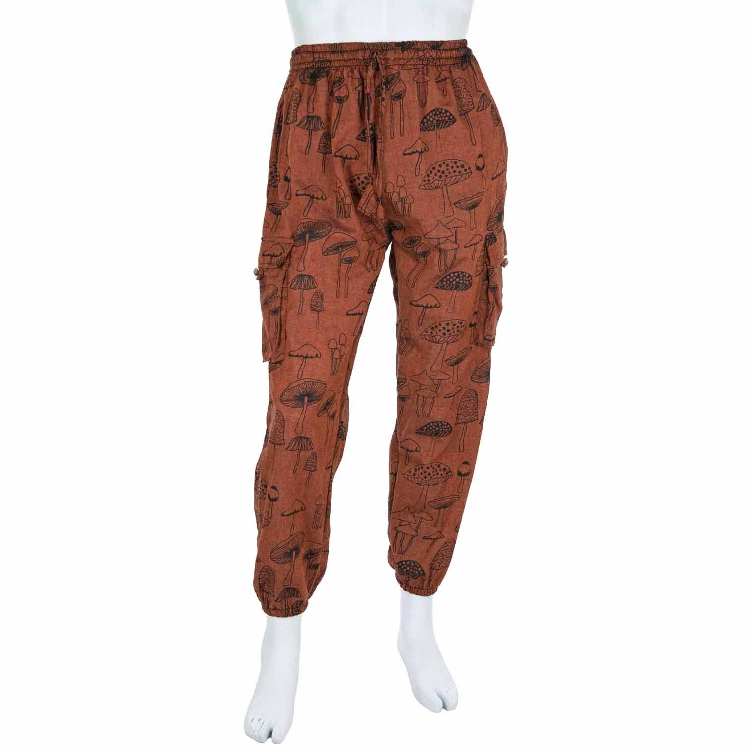 Siesta - Mushroom Print Combat Trousers