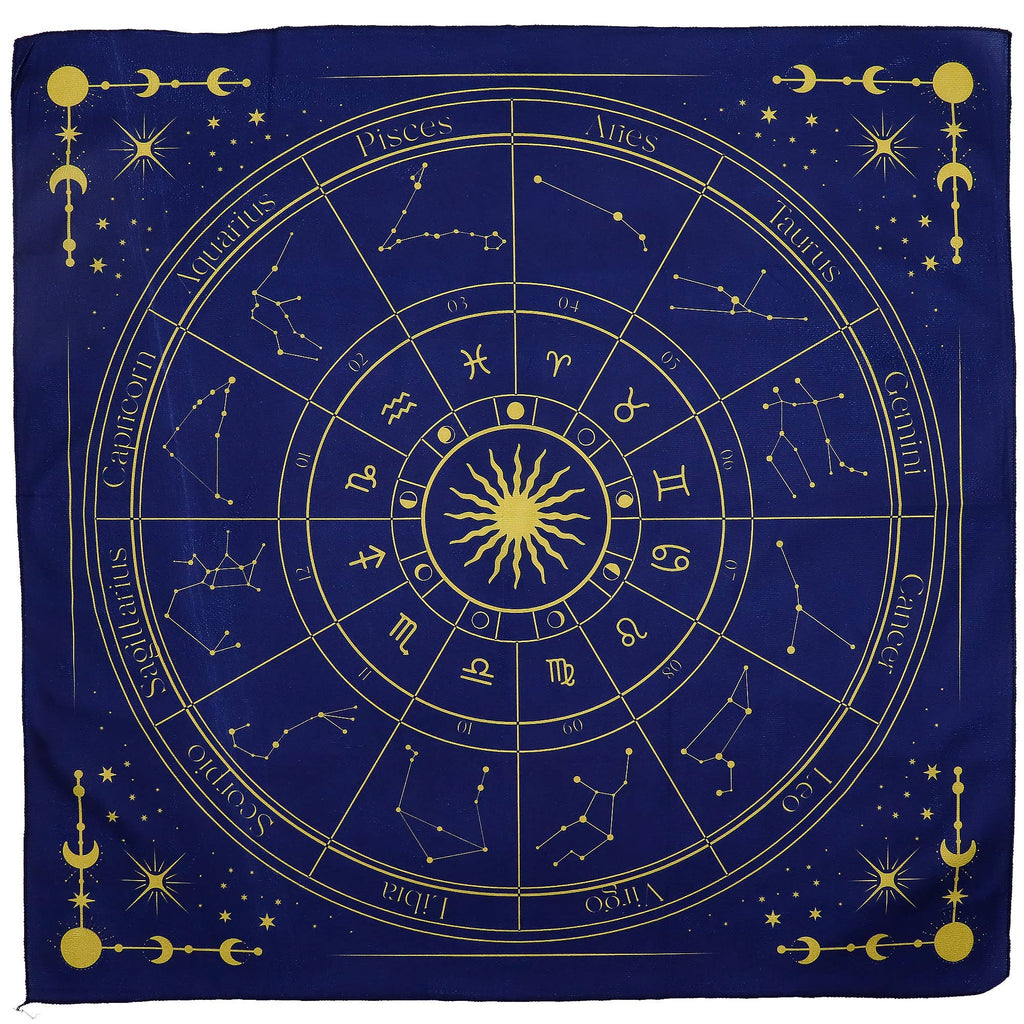 Ancient Wisdom - Tarot Reading Cloth - Zodiac (75x75cm)
