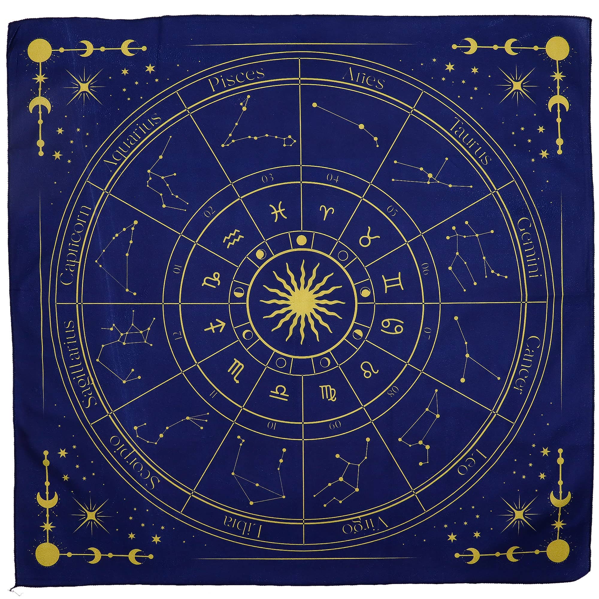 Ancient Wisdom - Tarot Reading Cloth - Zodiac (75x75cm)