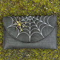 Spiderweb Embroidery Envelope Bag