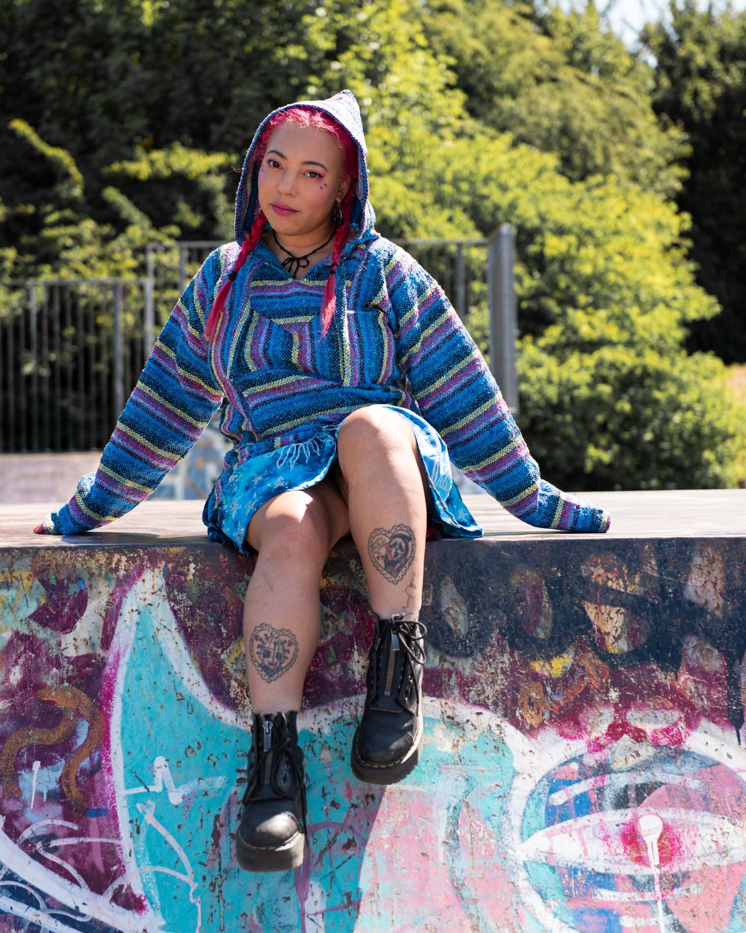 Siesta - Baja Hoodie - Blue Candy