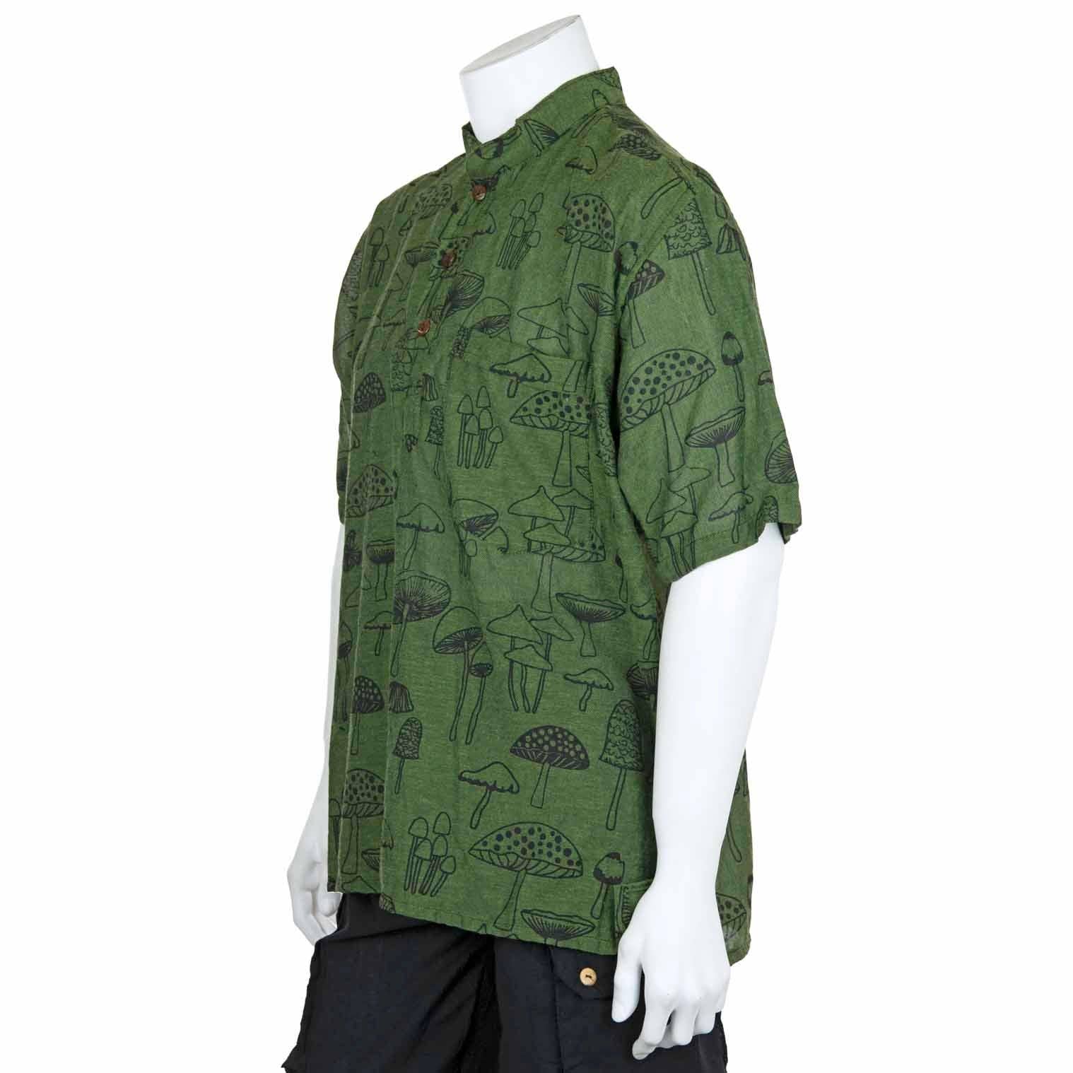 Siesta - Mushroom Print Short Sleeved Kurta