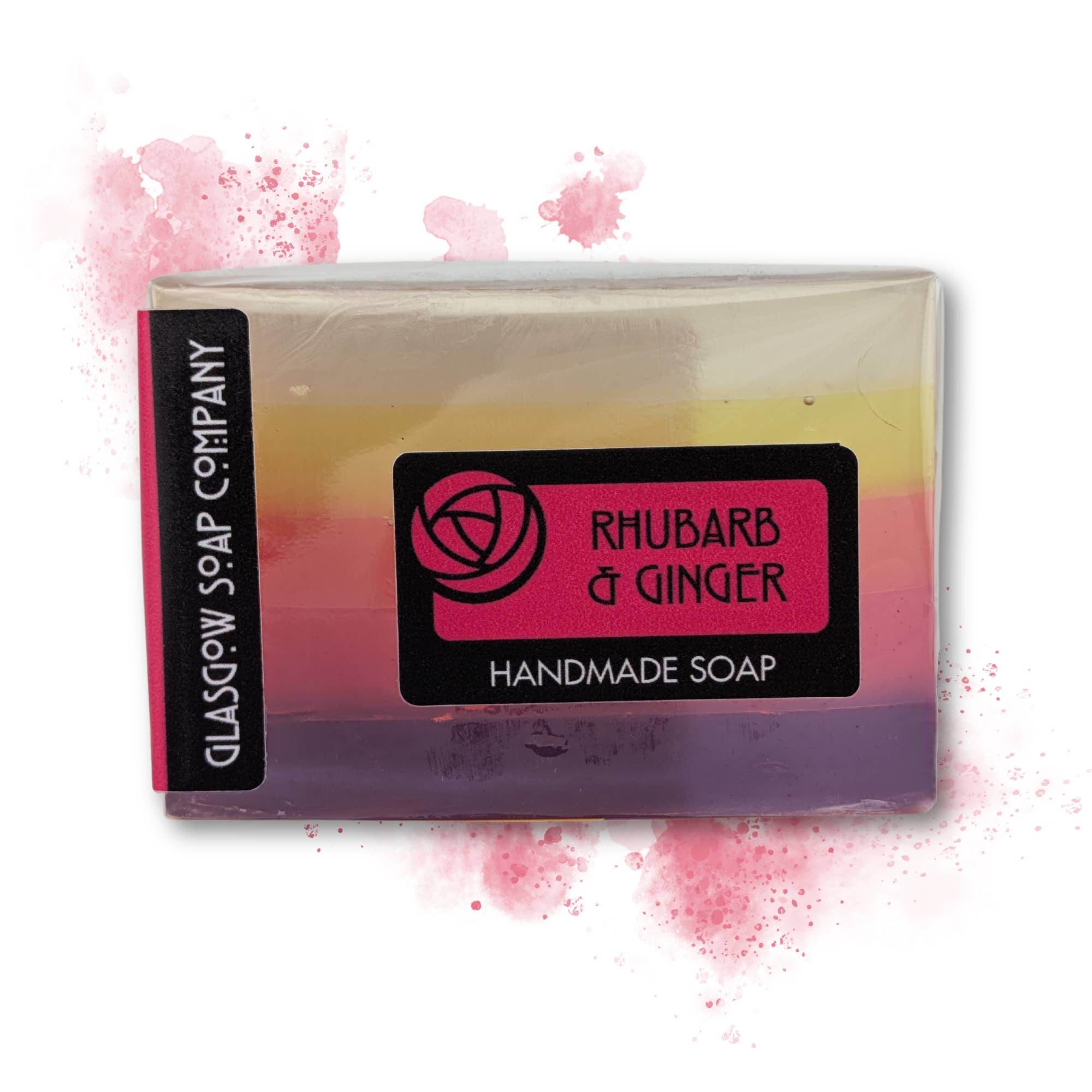 Glasgow Soap Company Ltd - Rhubarb and Ginger Soap Bar - 120g
