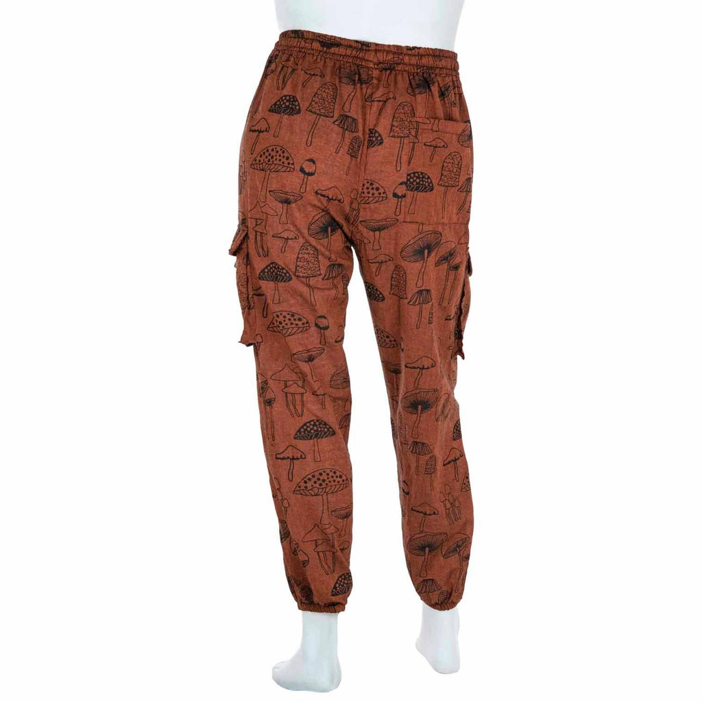 Siesta - Mushroom Print Combat Trousers