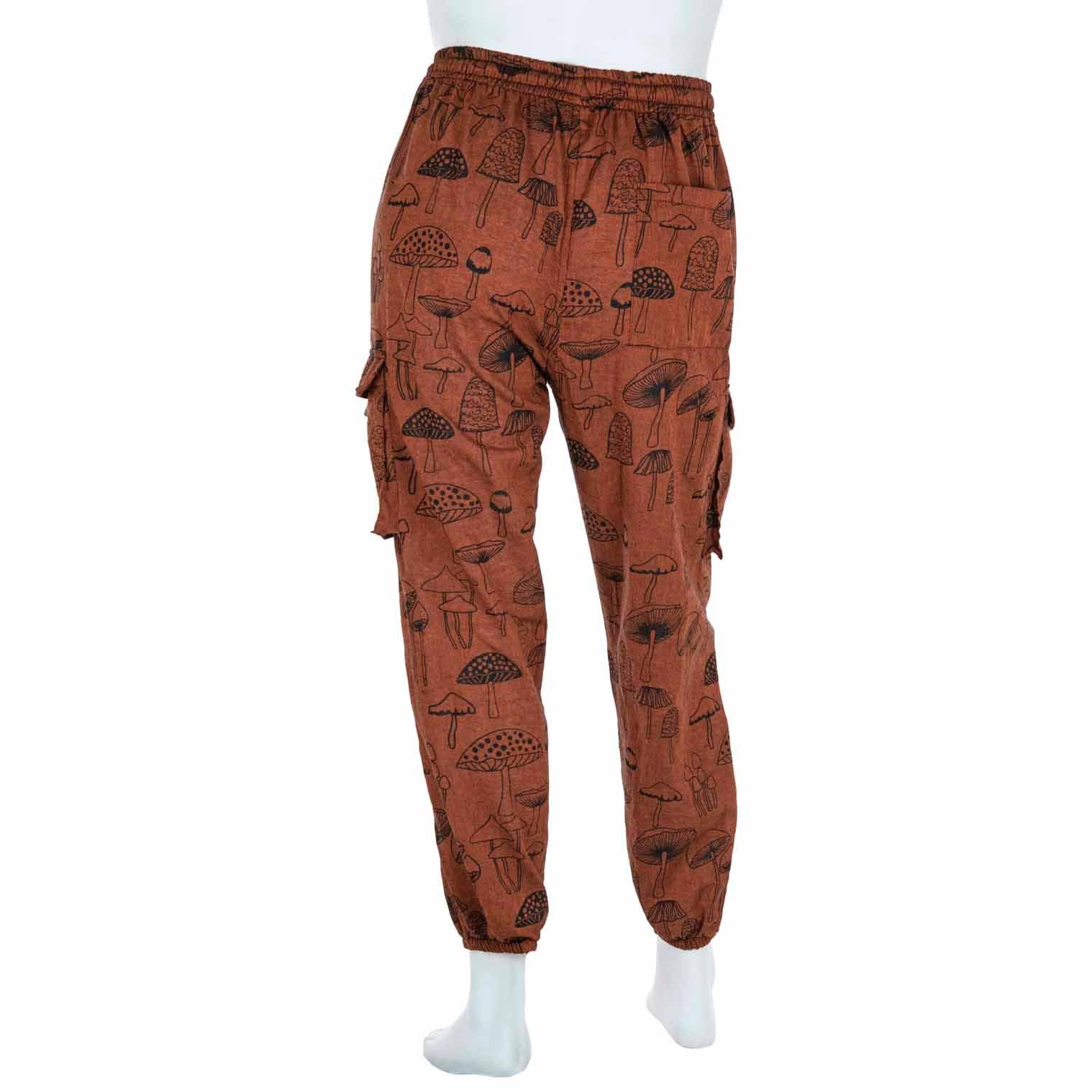 Siesta - Mushroom Print Combat Trousers