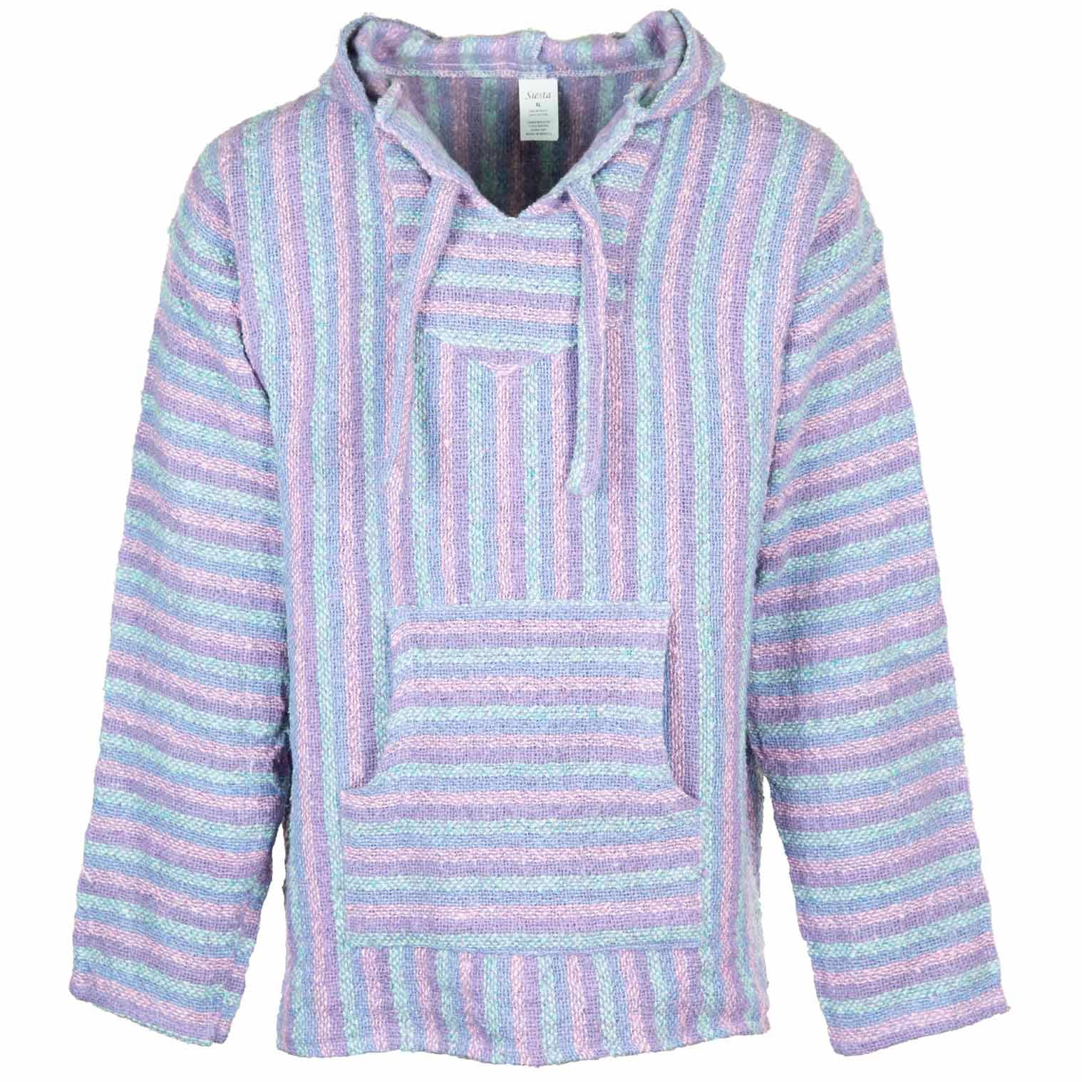 Siesta - Baja Hoodie - Soft Pastel and Pink