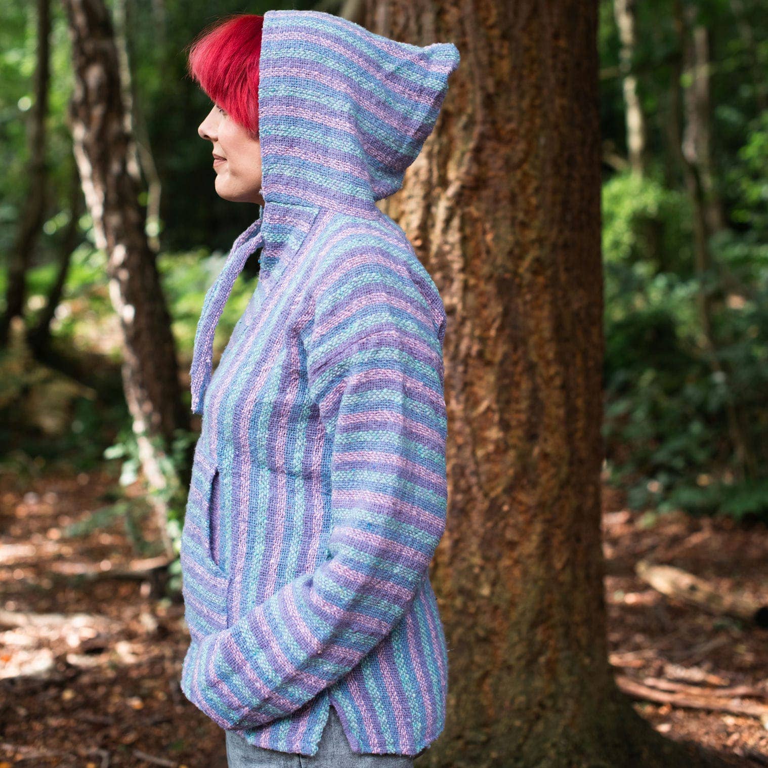 Siesta - Baja Hoodie - Soft Pastel and Pink