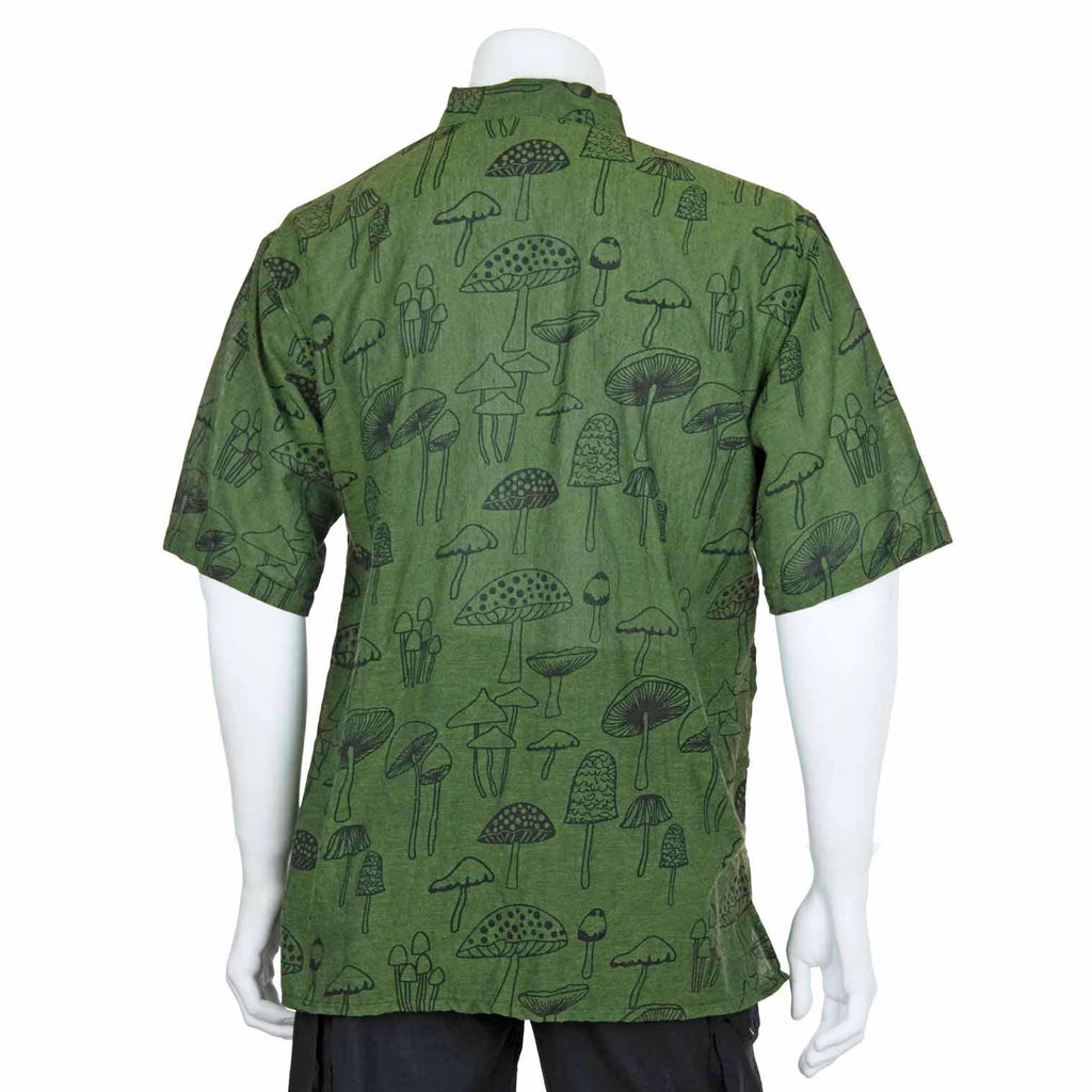 Siesta - Mushroom Print Short Sleeved Kurta
