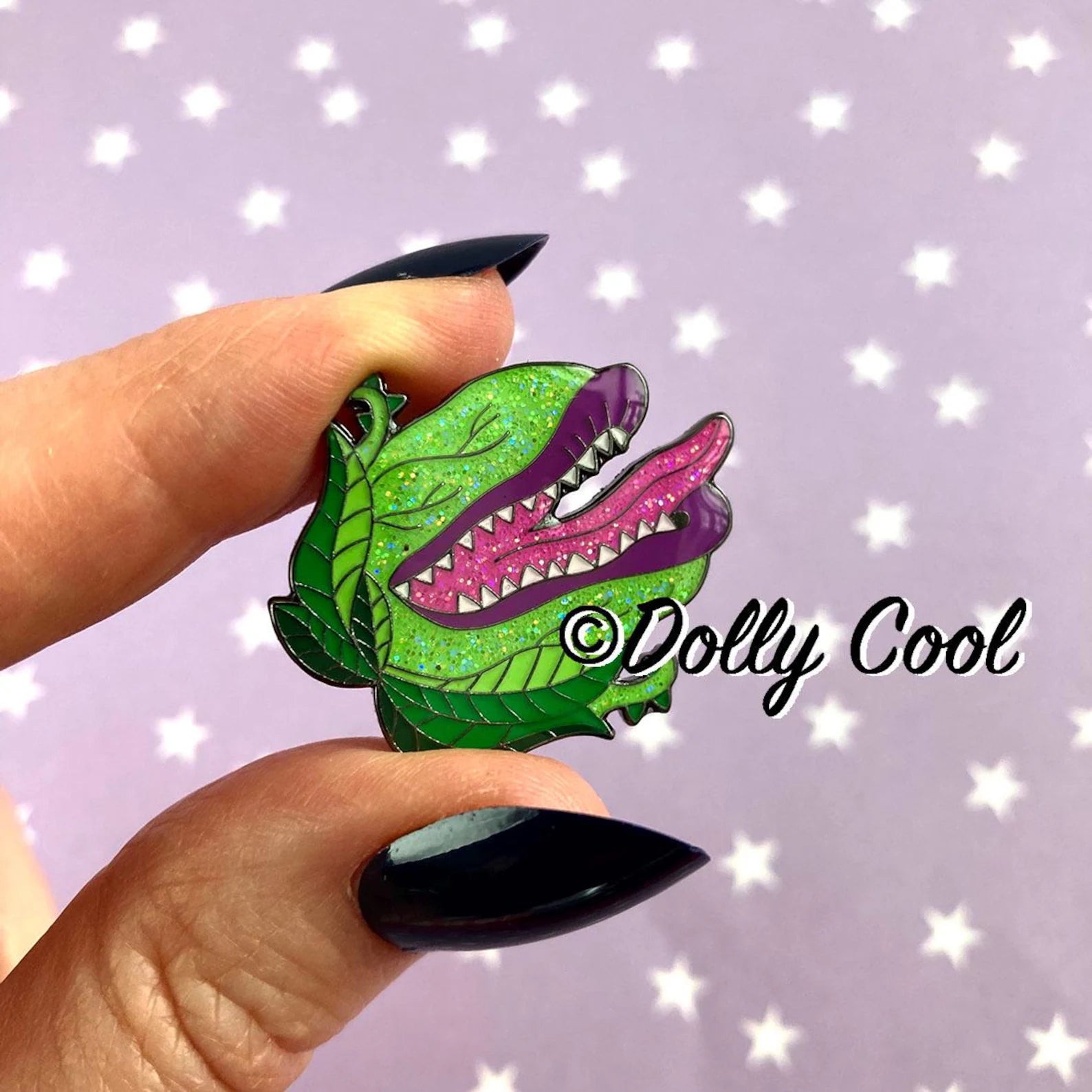 Enamel pin of Audrey 2